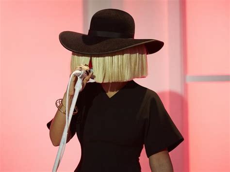 pictures of sia singer|sia hidden face.